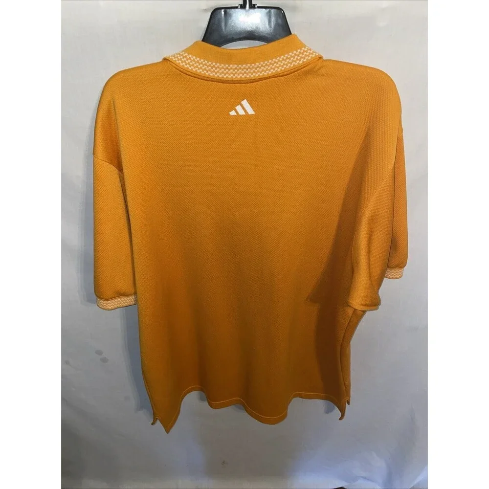 Adidas Men’s Tennessee Polo Shirt Size XL Orange Athleisure Gameday Comfort